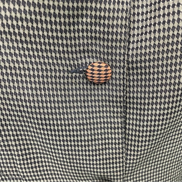 🍁 Vintage The Limited Blazer Harlequin Oversized Jacket Coat Made in USA Sz S - Picture 4 of 8